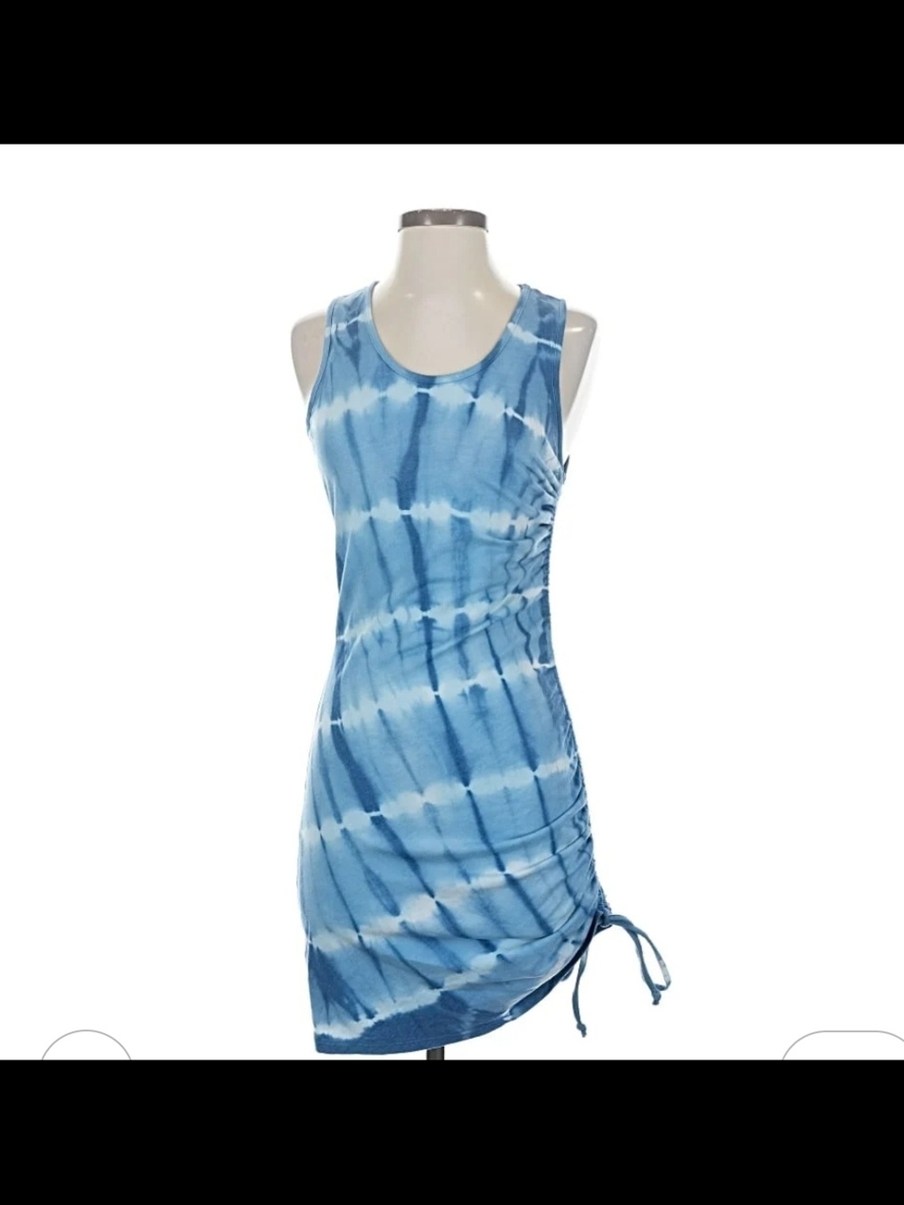 VENUS Blue Tie-Dye Tank Dress